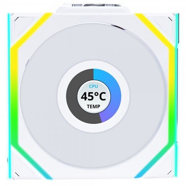 리안리 UNl FAN SL Wireless LCD 120 (화이트)