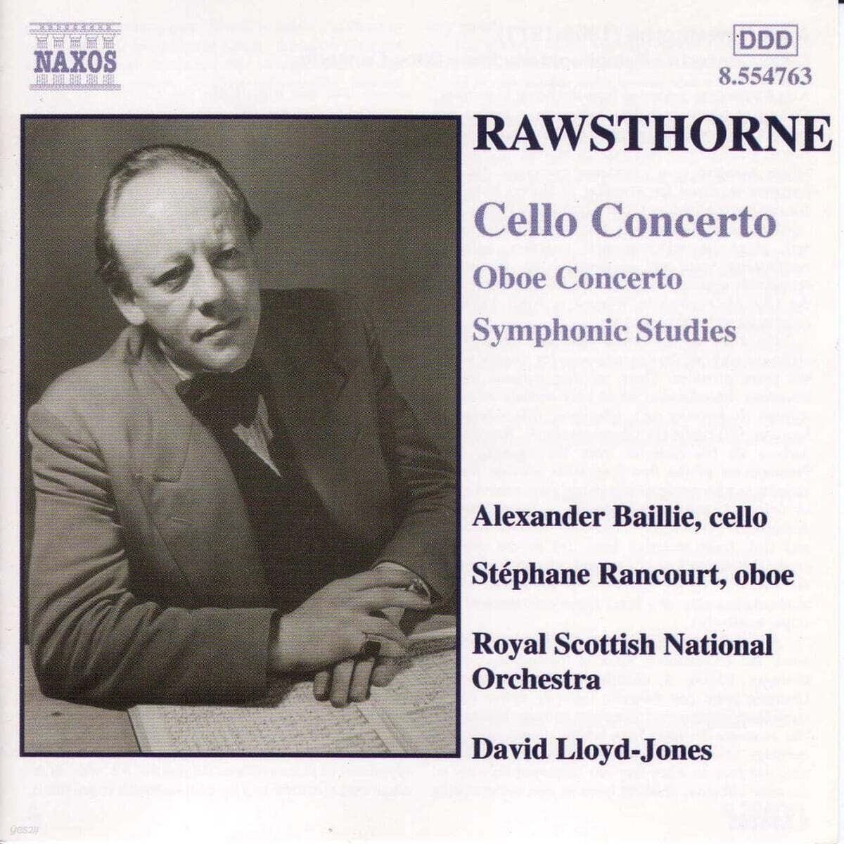 David Lloyd-Jones 앨런 로스톤: 오보에 협주곡, 첼로 협주곡 (Alan Rawsthorne : Oboe Concerto, Cello Concerto)