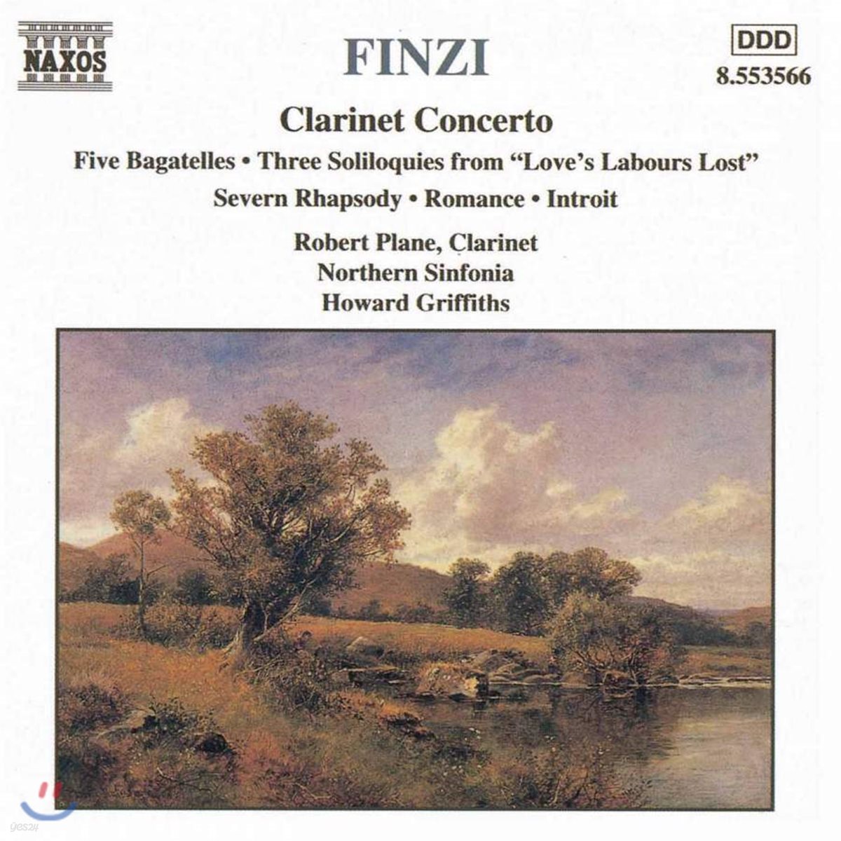 Robert Plane 핀치: 클라리넷 협주곡 (Finzi: Clarinet Concerto, Five Bagatelles)