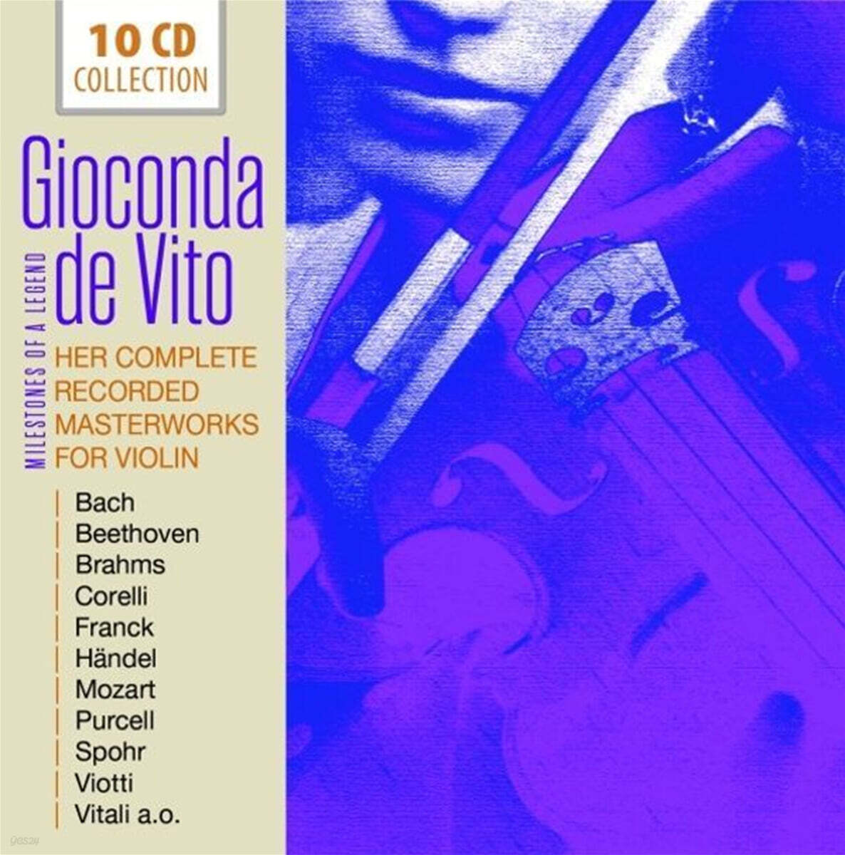 Gioconda De Vito 지오콘다 데 비토 오리지널 앨범 컬렉션 (Her Completed Recorded Masterworks for Violin)