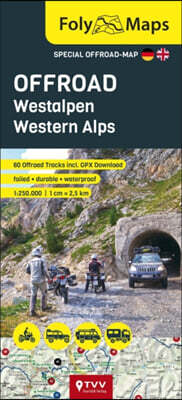 FolyMaps OFFROAD Western Alps 1:250,000