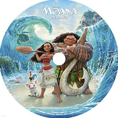모아나 애니메이션 음악 (Moana OST) [픽쳐디스크 LP]