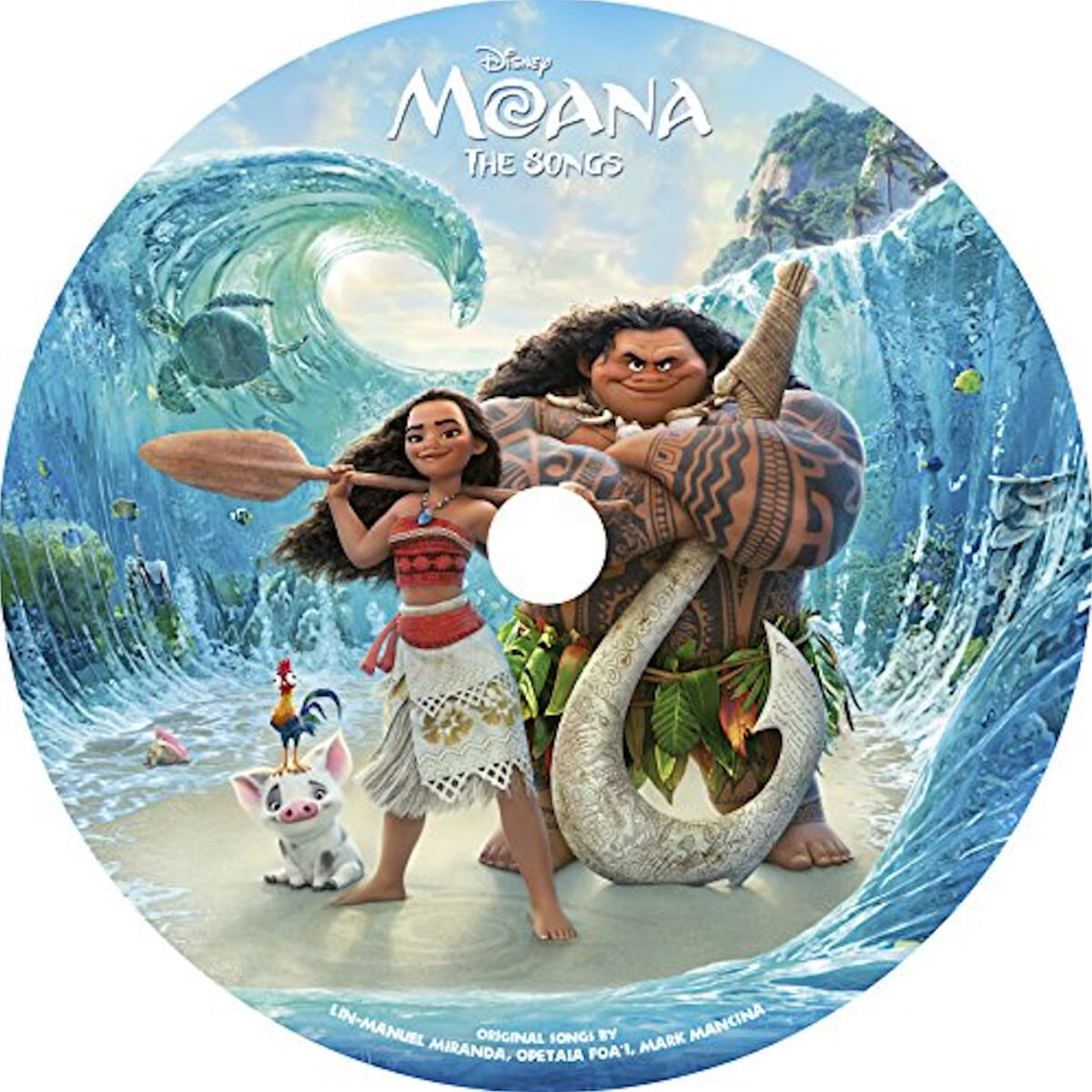 모아나 애니메이션 음악 (Moana OST) [픽쳐디스크 LP]