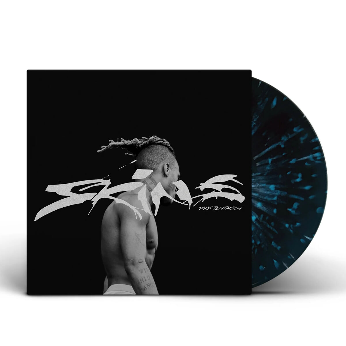 XXXTENTACION (엑스엑스엑스텐타시온) - Skins [블루 & 블랙 스플래터 컬러 LP]