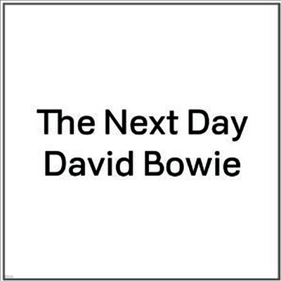David Bowie — Next Day (Picture Disc)(7" Single) 앨범 커버