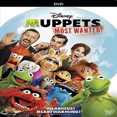 Muppets Most Wanted ( Ʈ Ƽ)(ڵ1)(ѱ۹ڸ)(DVD)
