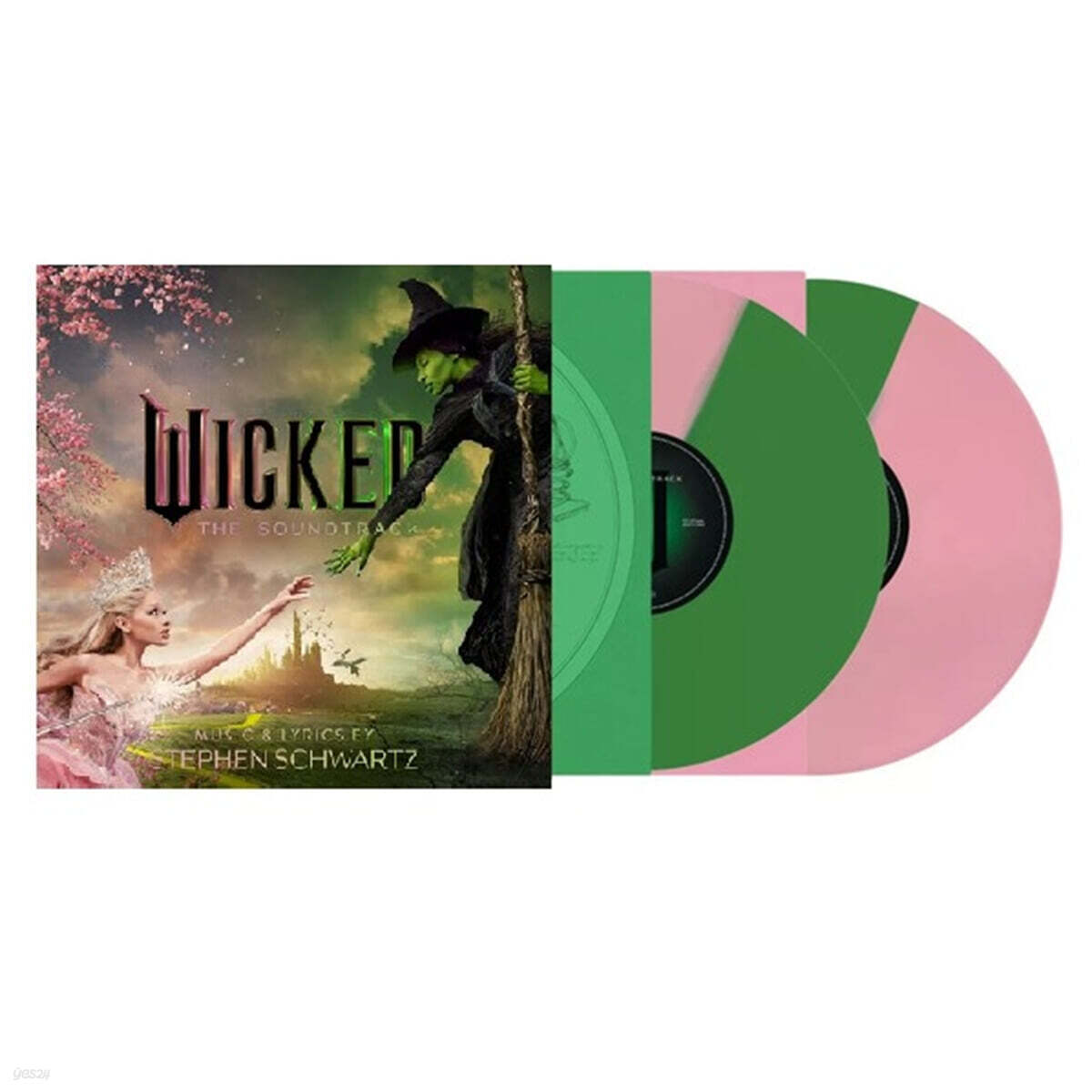 위키드 영화음악 (Wicked OST) [그린 & 핑크 스플릿 컬러 2LP]