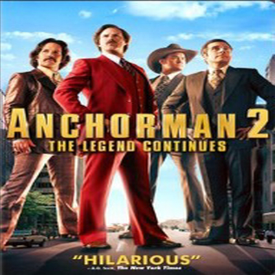 Anchorman 2: The Legend Continues (Ŀ:   Ƽ) (2013)(ڵ1)(ѱ۹ڸ)(DVD)