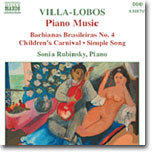 Sonia Rubinsky 빌라-로보스: 피아노 작품 4집 (Heitor Villa-Lobos: Piano Music Volume 4)