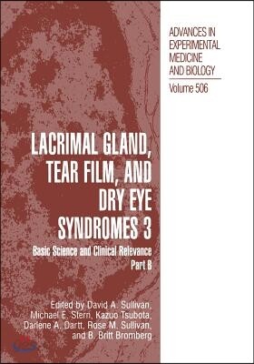 Lacrimal Gland, Tear Film, and Dry Eye Syndromes 3: Basic Science and Clinical Relevance Part B