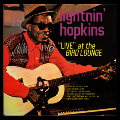 Lightnin' Hopkins — Live At The Bird Lounge 앨범 커버