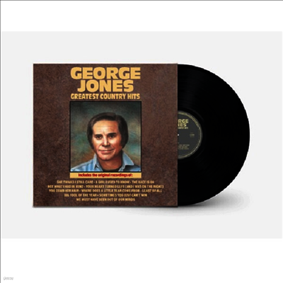 George Jones — Greatest Country Hits 앨범 커버