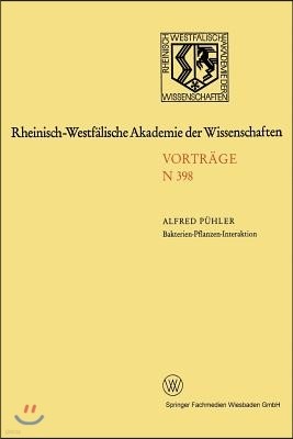 Bakterien-Pflanzen-Interaktion: Analyse Des Signalaustausches Zwischen Den Symbiosepartnern Bei Der Ausbildung Von Luzerneknöllchen: 376. Sitzung Am 3