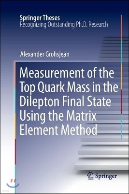 Measurement of the Top Quark Mass in the Dilepton Final State Using the Matrix Element Method