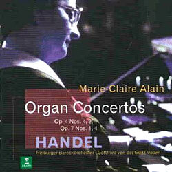 Handel : 5 Organ Concerto : Marie-Claire Alain
