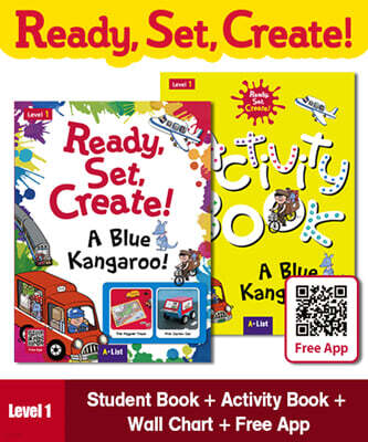 (NEW-2023) Pack-Ready, Set, Create! 1: A Blue Kangaroo! W.craft