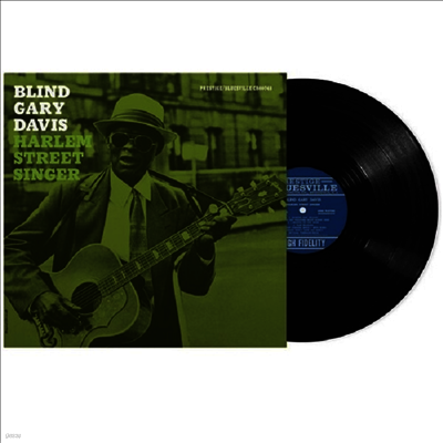 Blind Gary Davis,Gary Davis — Harlem Street Singer (Bluesville Acoustic Sounds Series) 앨범 커버