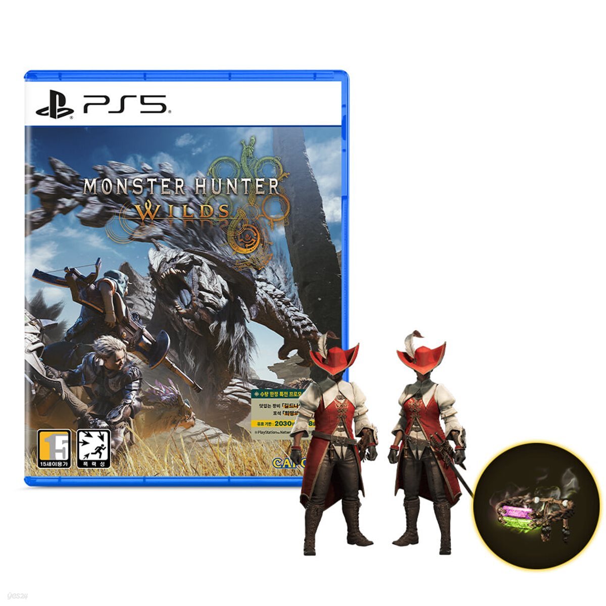 PS5 몬스터헌터 와일즈 초회특전DLC2종포함
