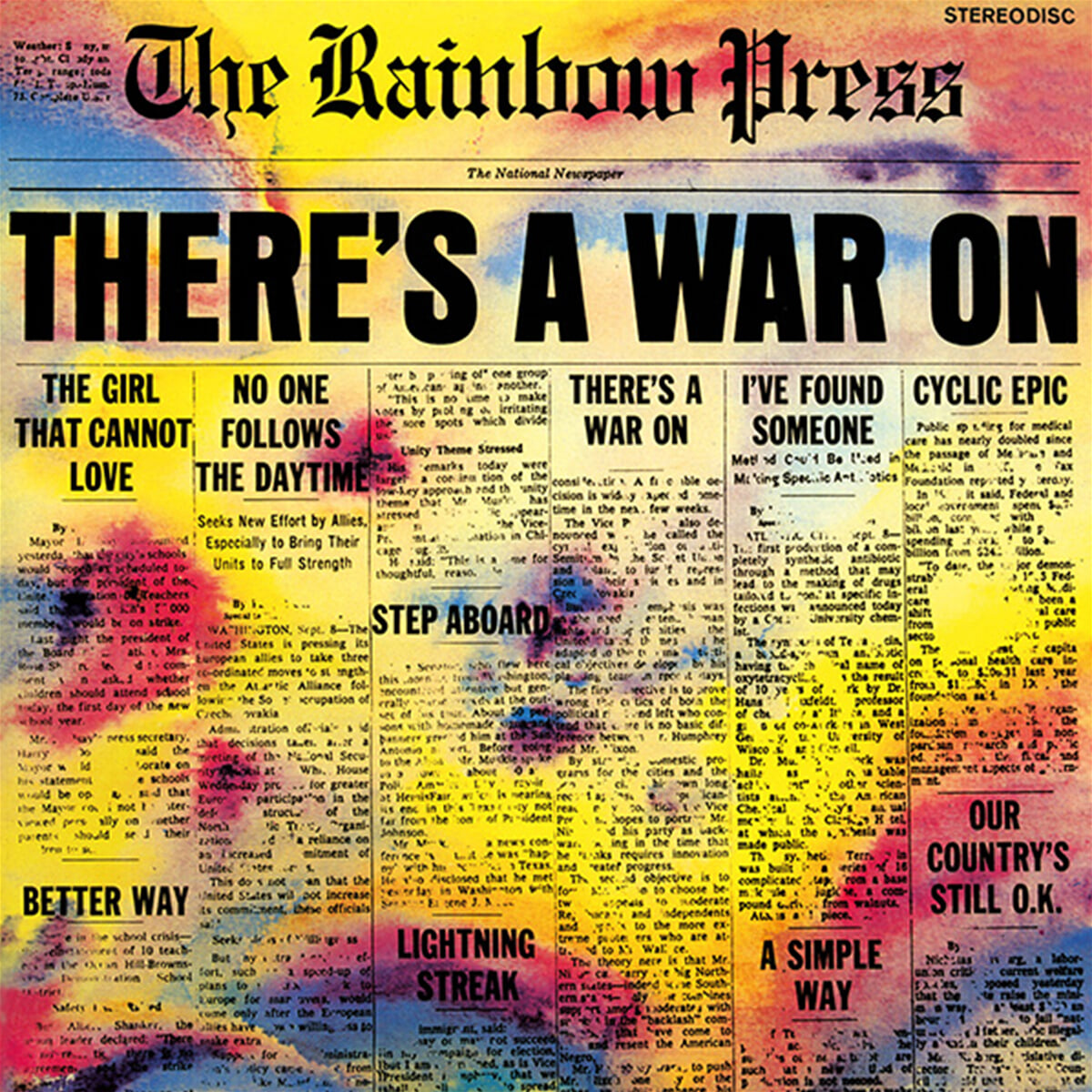 The Rainbow Press (더 레인보우 프레스) - There's A War On [LP]