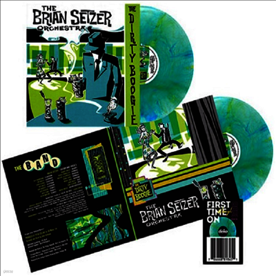 Brian Setzer Orchestra — Dirty Boogie 앨범 커버