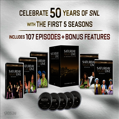 Saturday Night Live (50th Anniversary Collection): Seasons One-Five (새터데이 나이트 라이브: 시즌 1-5)(지역코드1)(한글무자막)(DVD)