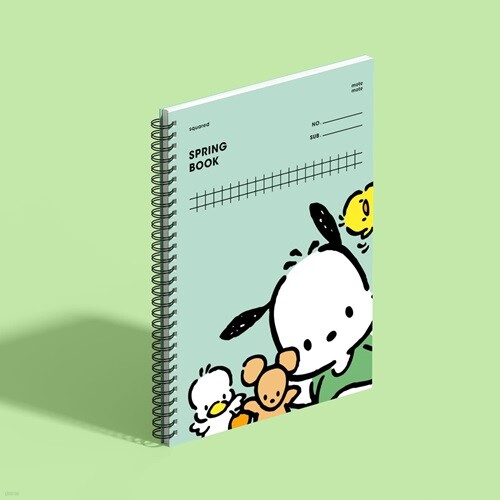 [모트모트X산리오] 스프링북 스퀘어드 포차코