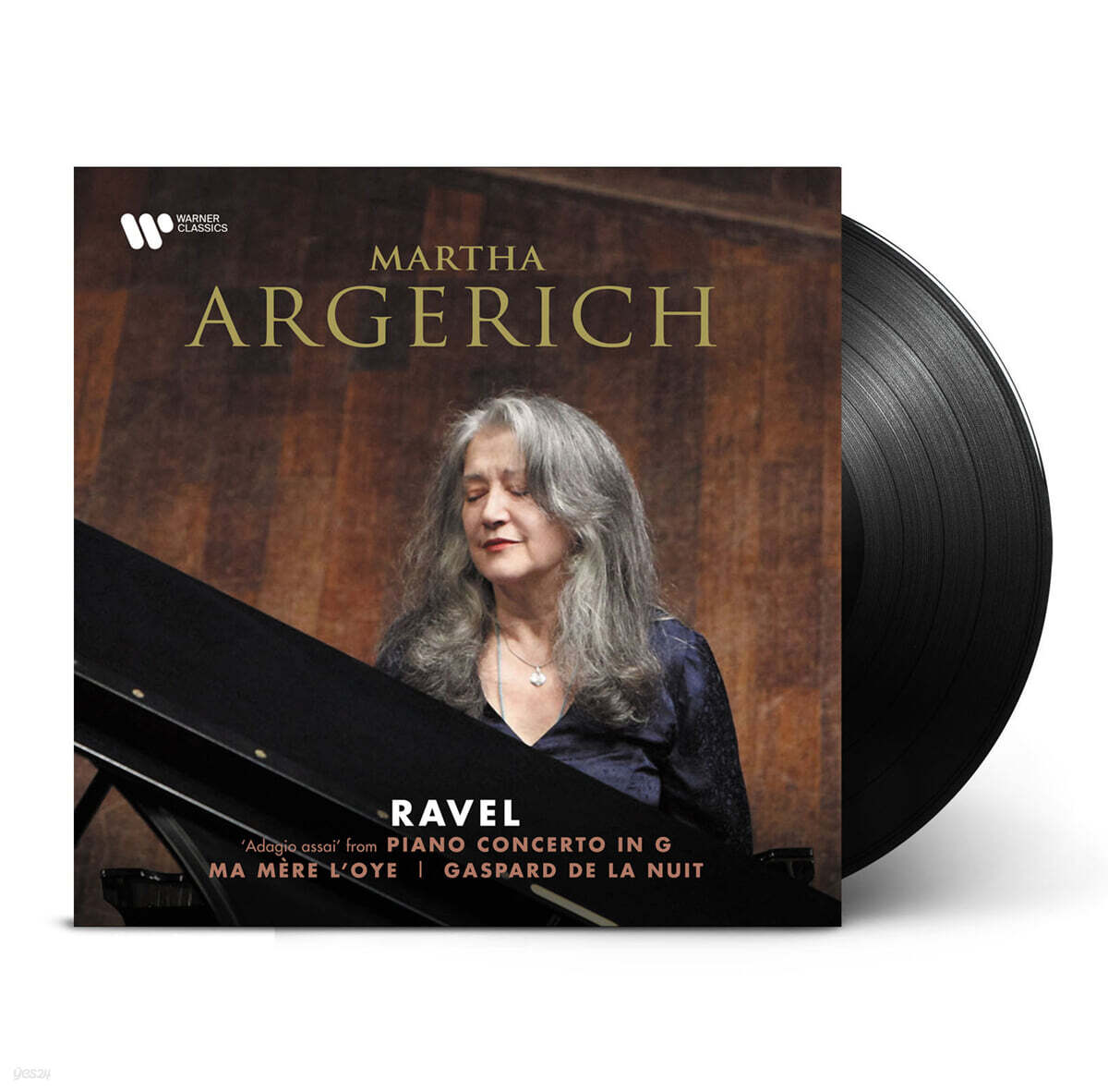 Martha Argerich 라벨: 피아노 협주곡 2악장, 어미 거위, 밤의 가스파르 (Ravel: Piano Concerto, Ma Mere L&#39;oye, Gaspard De La Nuit) [LP]