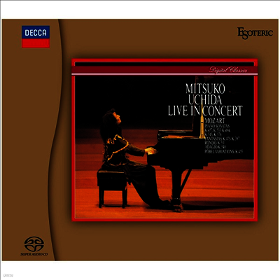 우치다 미츠코 - 모차르트 독주 연주회( (Mitsuko Uchida - Mozart Live in Concert) (Ltd)(Esoteric)(2SACD Hybrid) - Mitsuko Uchida