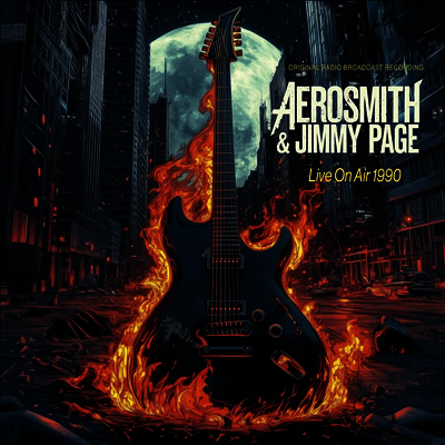 Aerosmith & Jimmy Page — Live On Air 1990 앨범 커버