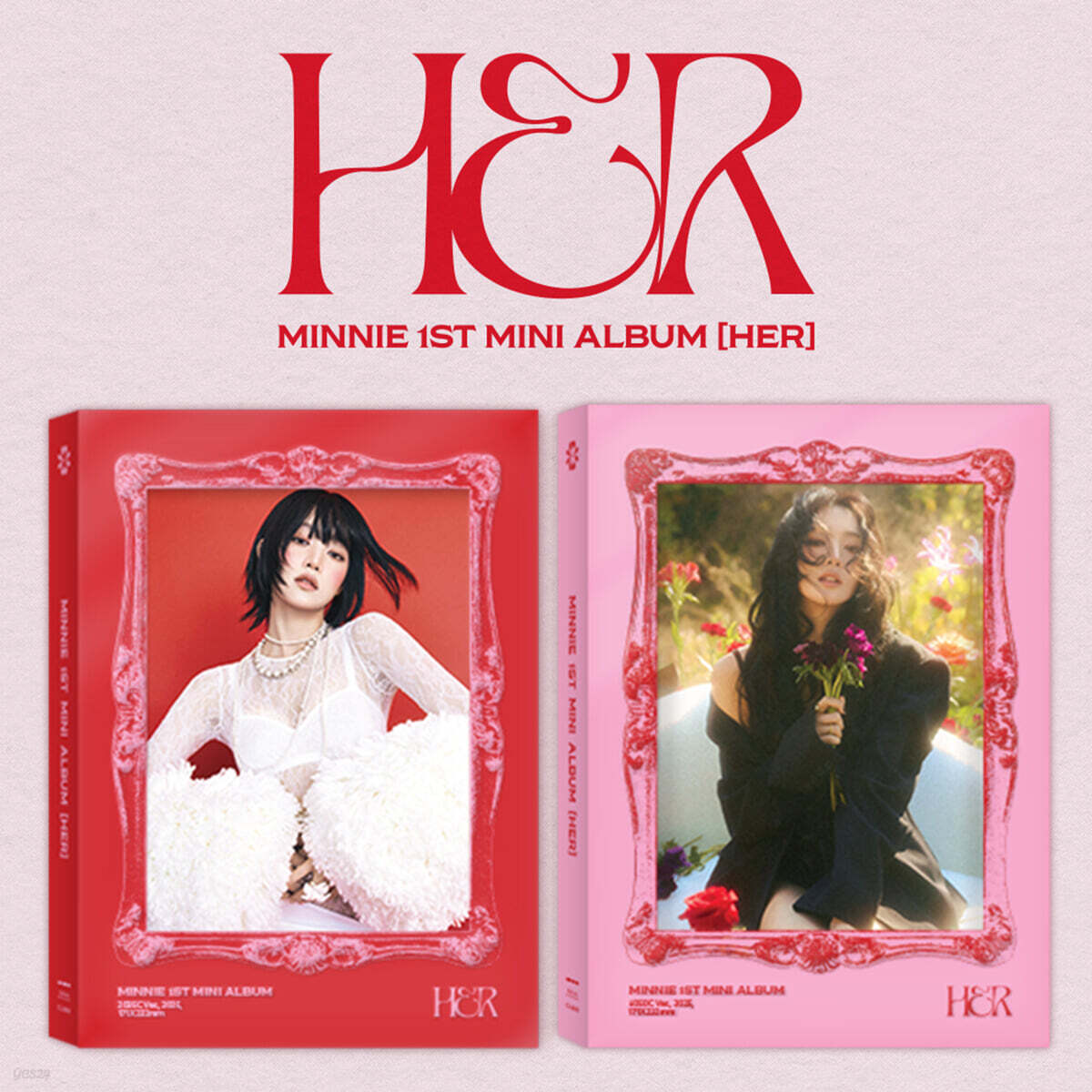 민니 ((여자)아이들) - 미니앨범 1집 : HER [2종 중 1종 랜덤발송]