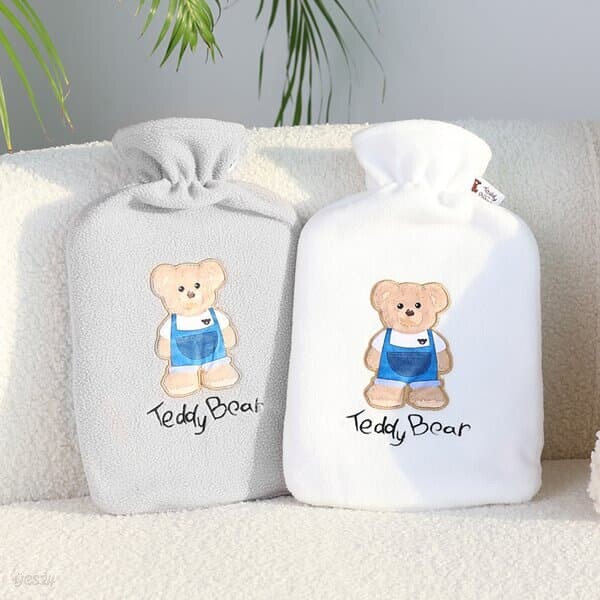 [TeddyBear] 테디베어 보온물주머니 핫팩 폴리 블루진