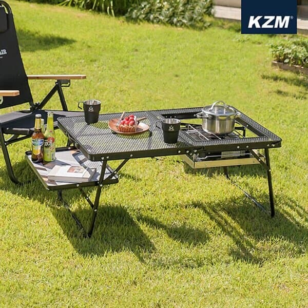 [KZM] 카즈미 유니온 아이언메쉬 로우 BBQ 테이블 K20T3U006