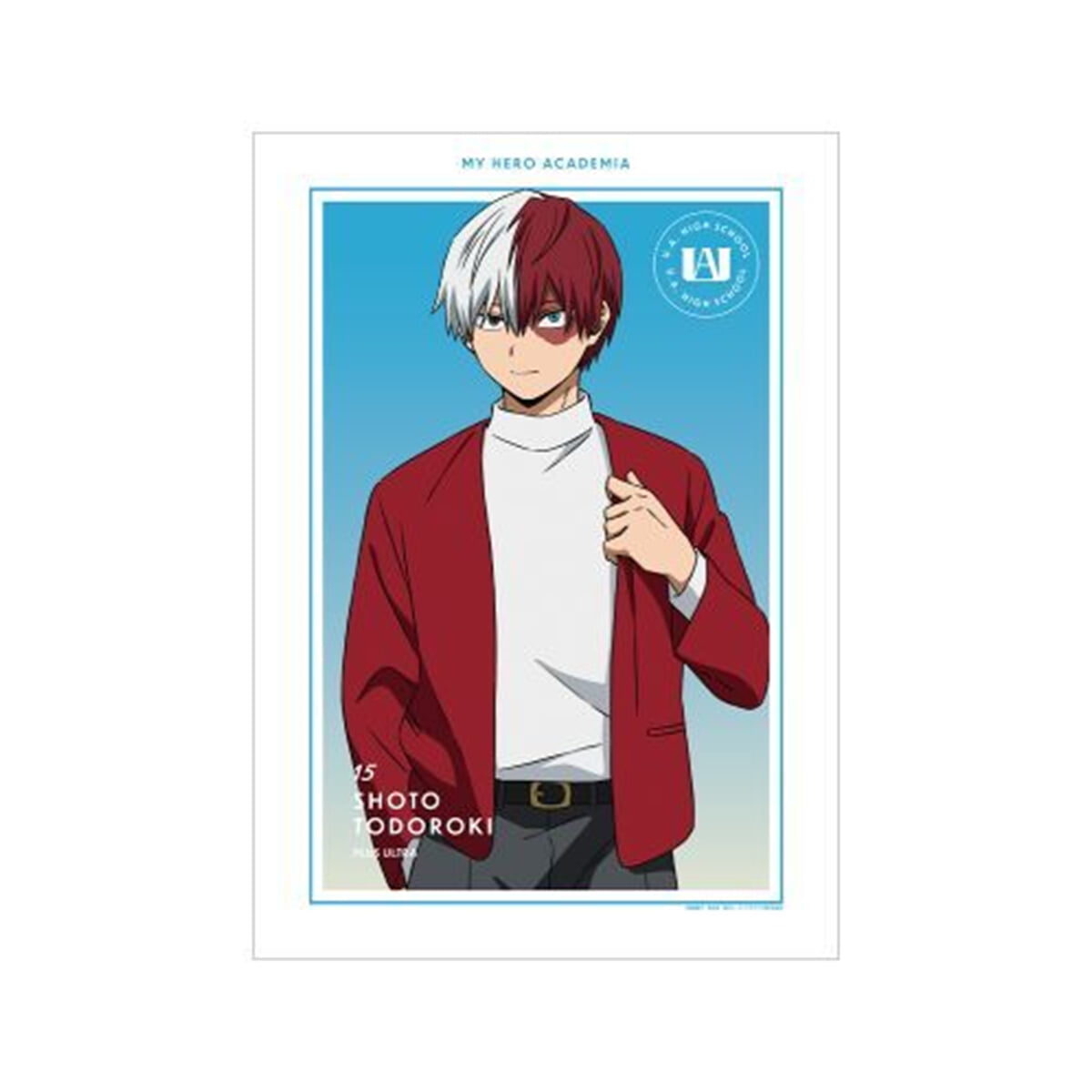 僕のヒ-ロ-アカデミア 描き下ろし 轟焦凍 記念撮影Ver. A3マット加工