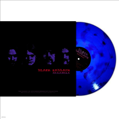 Black Sabbath — Paranoia - BBC Sunday Show, London 1970 앨범 커버