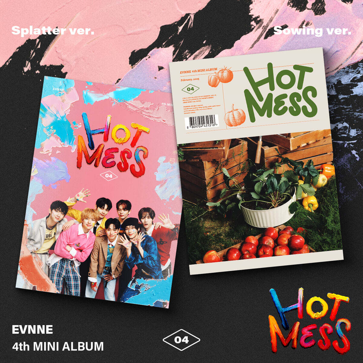 EVNNE (이븐) - 미니앨범 4집 : HOT MESS [2종 중 1종 랜덤발송]