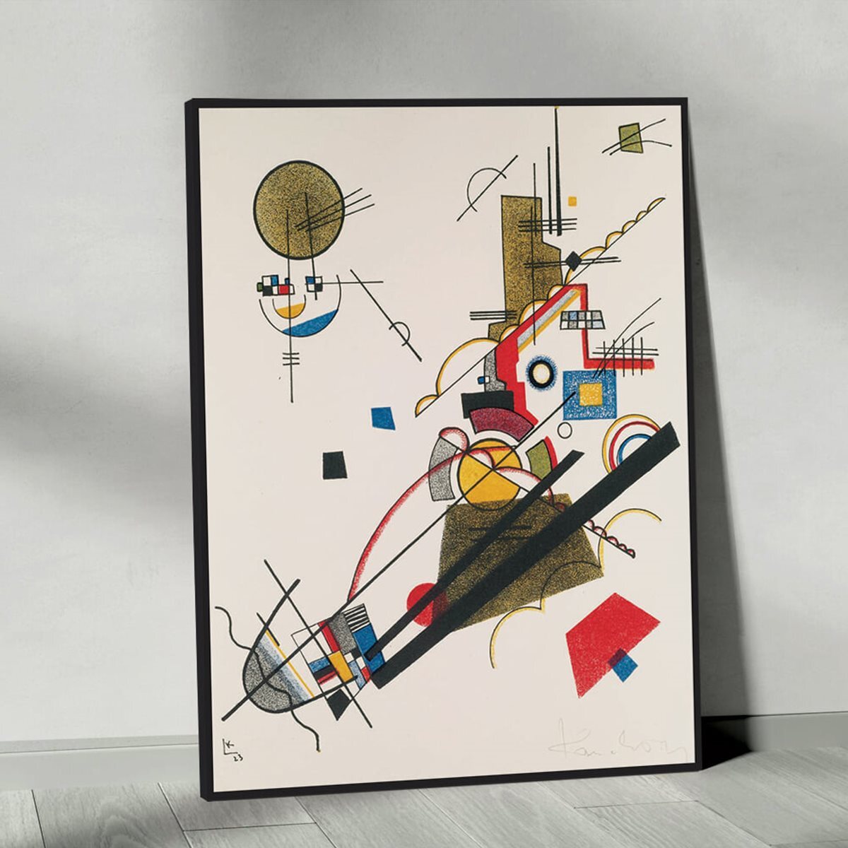 [The Bella] 칸딘스키 - 즐거운 상승 Joyous Ascent 모던프레임 캔버스액자