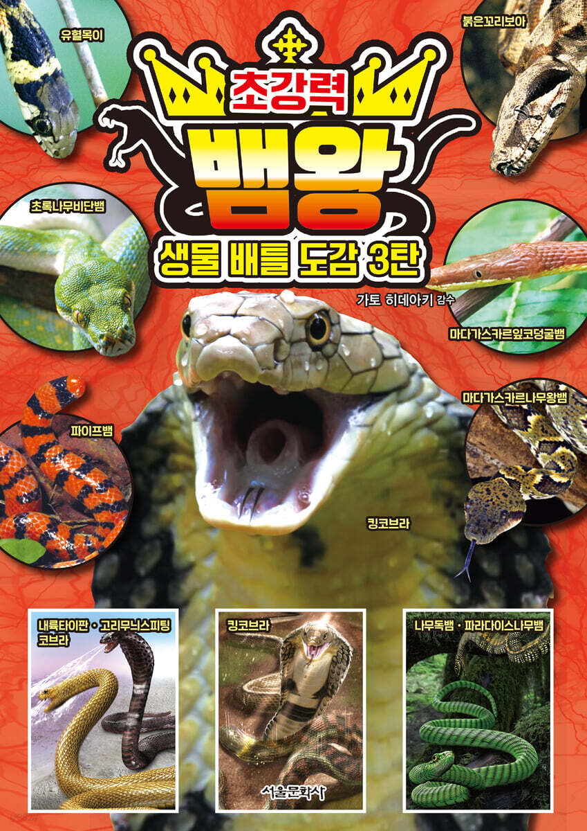 생물 배틀 도감 3탄 초강력 뱀왕