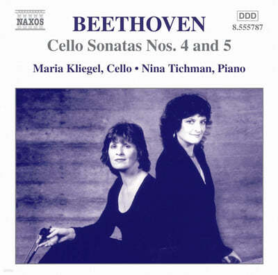 Maria Kliegel / Nina Tichman 베토벤: 첼로 소나타 4, 5번 (Beethoven: Cello Sonatas Op.102, No.1, Op.102, No.2) 