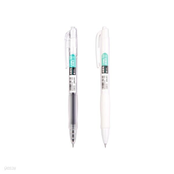 델리 심플 노크식 블랙 젤 잉크펜 0.5mm