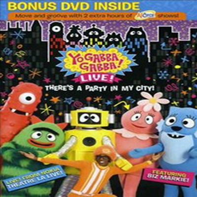 Yo Gabba Gabba!: Live! - There's a Party in My City! ( ٰ! : ̺)(ڵ1)(ѱ۹ڸ)(DVD)