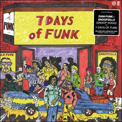 Days Of Funk (Dam Funk & Snoopzilla) — 7 Days Of Funk 앨범 커버