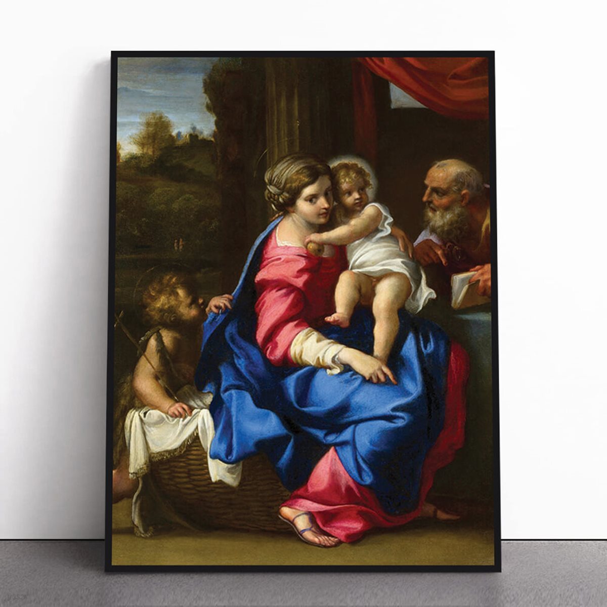 [더벨라] 안니발레 카라치 - 어린 세례자 성요한과 함께 있는 성가족 The Holy Family with  the Infant St. John the Baptist