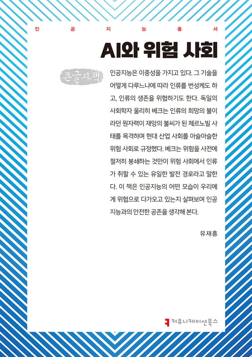 AI와 위험 사회 (큰글자책)