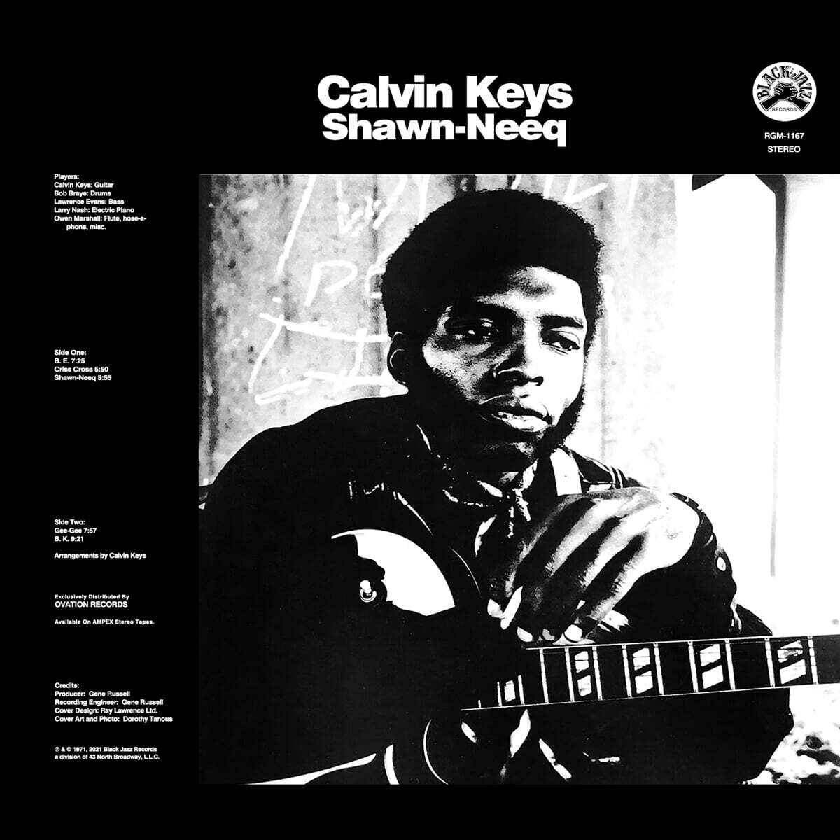 Calvin Keys (캘빈 키스) - Shawn-Neeq [블루 & 블랙 스윌 컬러 LP]