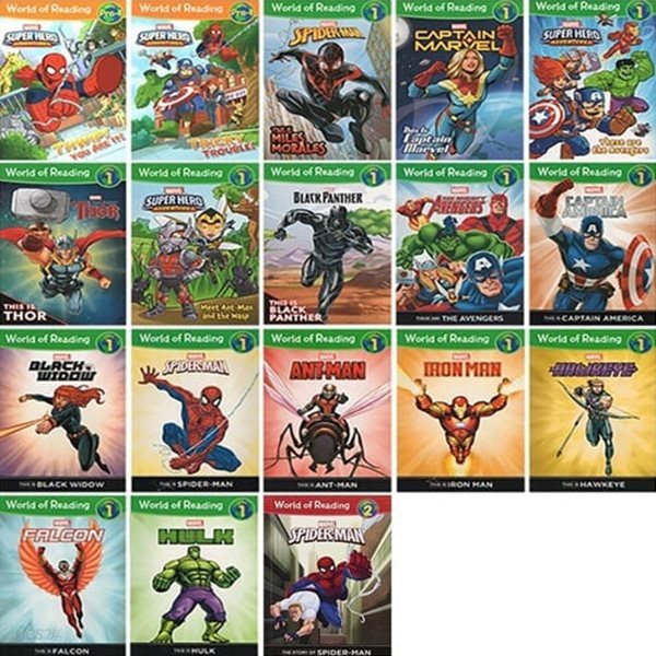[중고샵] [섀책]월드오브리딩 마블 시리즈 18권 영어원서 world of reading super hero - 예스24 [중고샵][섀책]월드오브리딩 마블... 