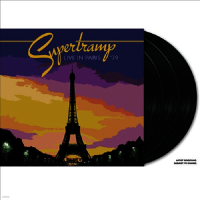 Supertramp — Live In Paris 1979 앨범 커버