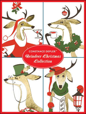 Constance Depler Reindeer Deluxe Notecard Collection