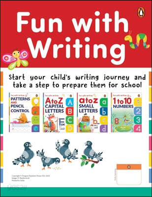 Fun with Writing (Pack of 4 Books): A Set of 4 Activity Books for Preschool Kids, Toddlers Book for 3+ [Penguin Early Learning Series]