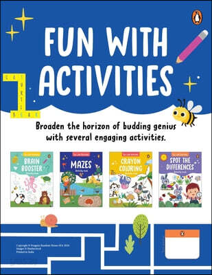 Fun with Activities Pack (4 Books Pack): A Set of 4 Fun and Interactive Activity Books for Preschool Kids, Toddlers Book for 3+ [Penguin Early Learnin