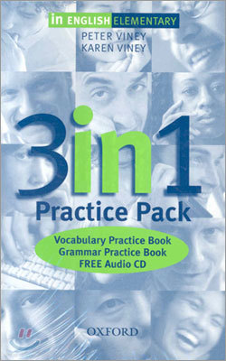 3 in 1 Practice Pack: Vocabulary Practice Book, Grammar Practice Book, FREE Audio CD